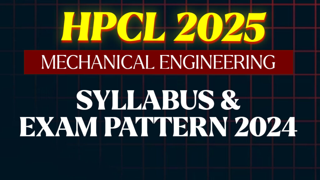 HPCL 2025 Mechanical Engineering