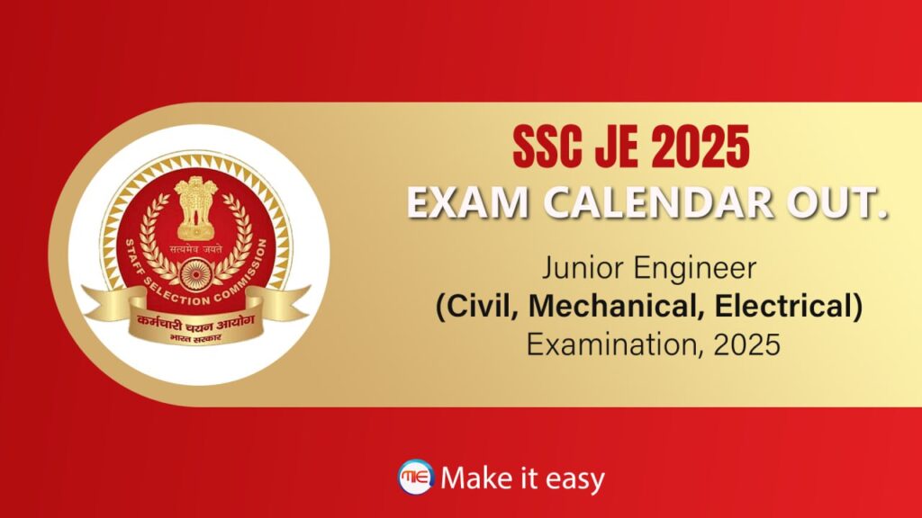 SSC Calendar 2025