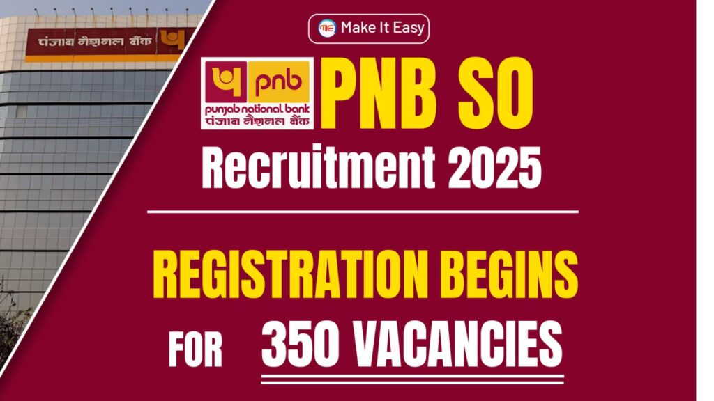 PNB SO Recruitment 2025